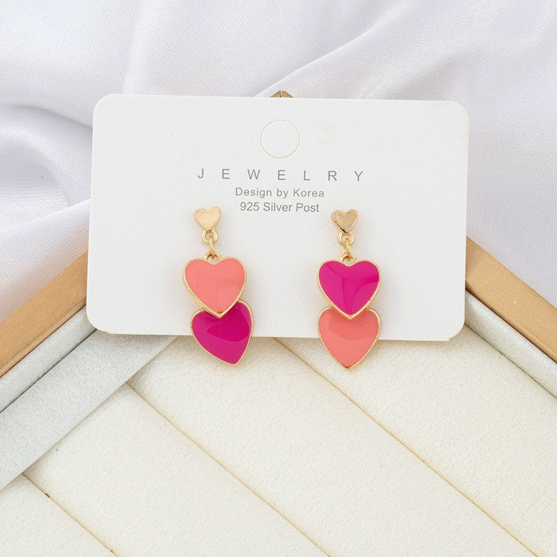 Needle High-grade Pearl Bow Flower Tulip Earrings