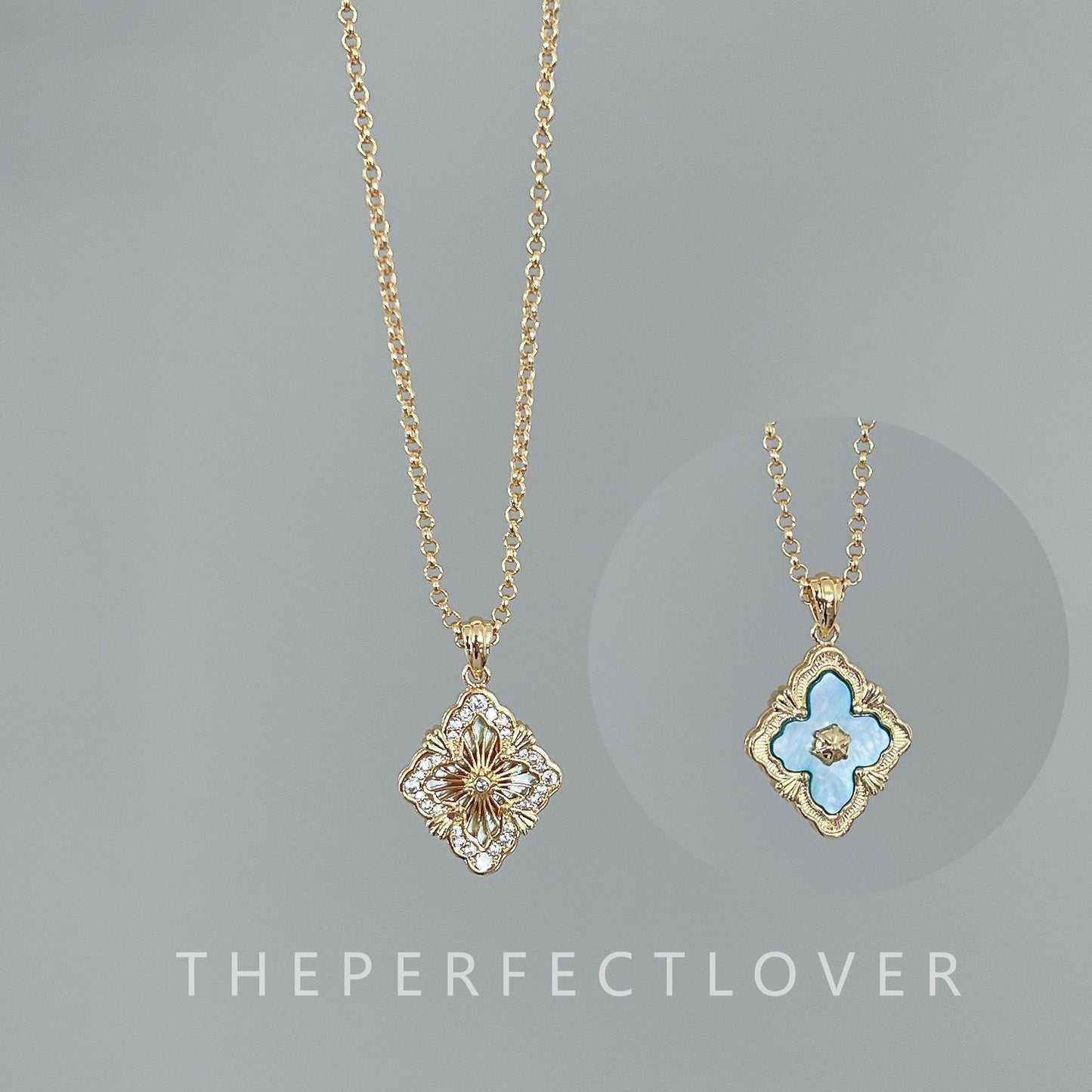 Double-sided Shell Hollow Delicate High-grade Clavicle Necklaces