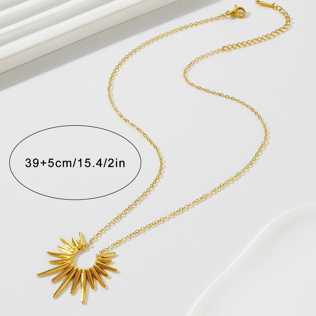 Women's Titanium Steel Open Clavicle Chain Fashion Necklaces