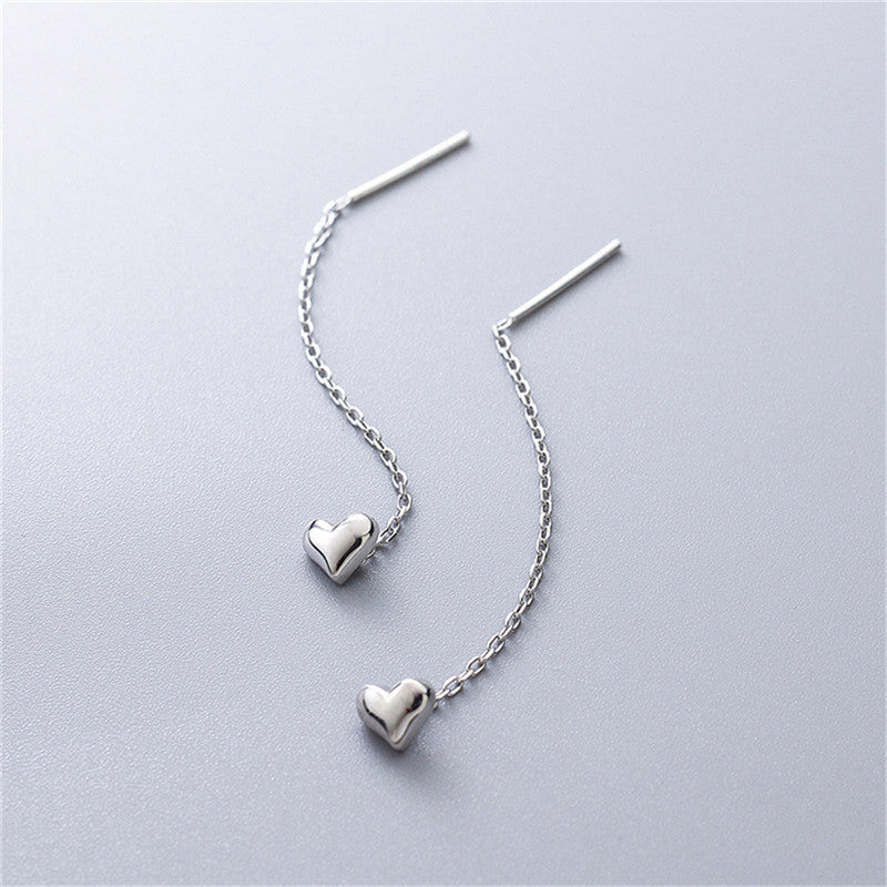Women's Love Long Tassel Thread Artistic Temperament Ear Line