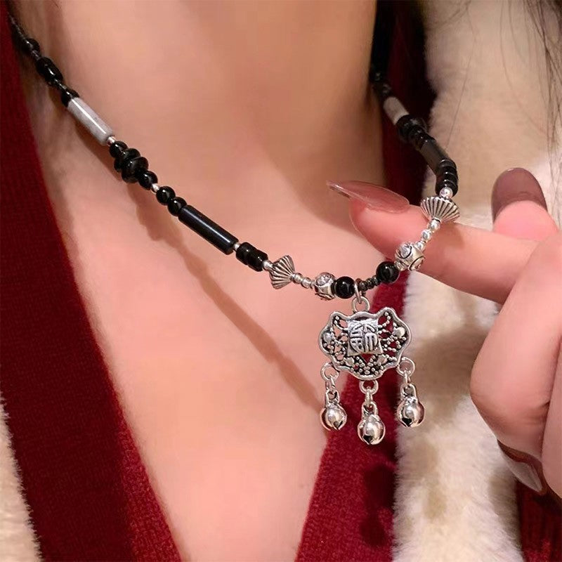 Women's Beaded For Design High-grade Butterfly Clavicle Necklaces