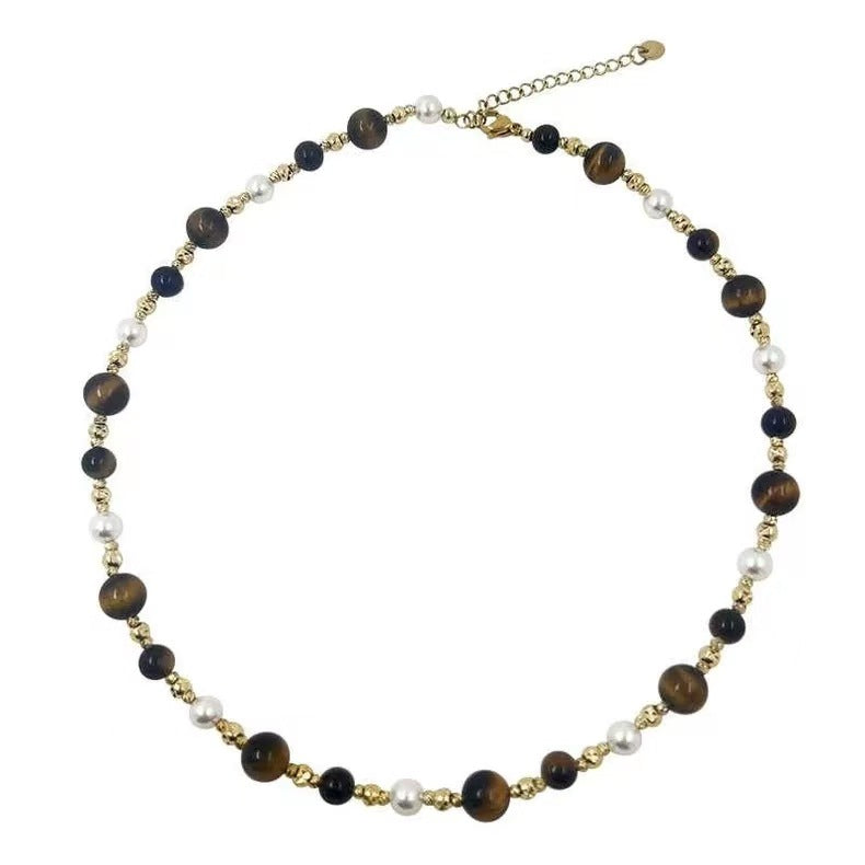 Strong Light Pearl Retro Affordable Luxury Minority Necklaces