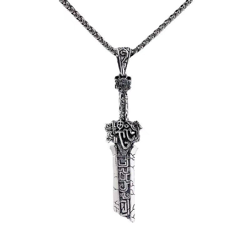 Men's Ancient Sword Trendy Fashion Thailand Sier Pendants