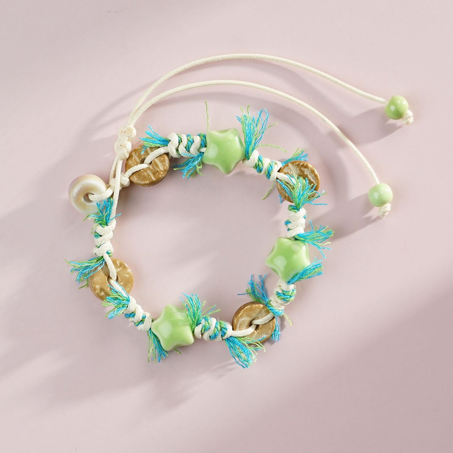 Ceramic Small Bone High-grade Lucky Safe Carrying Strap Bracelet