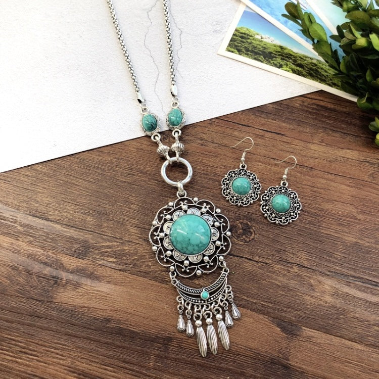 Style Tophus Bohemian Graceful Exaggerated Tassel Earrings
