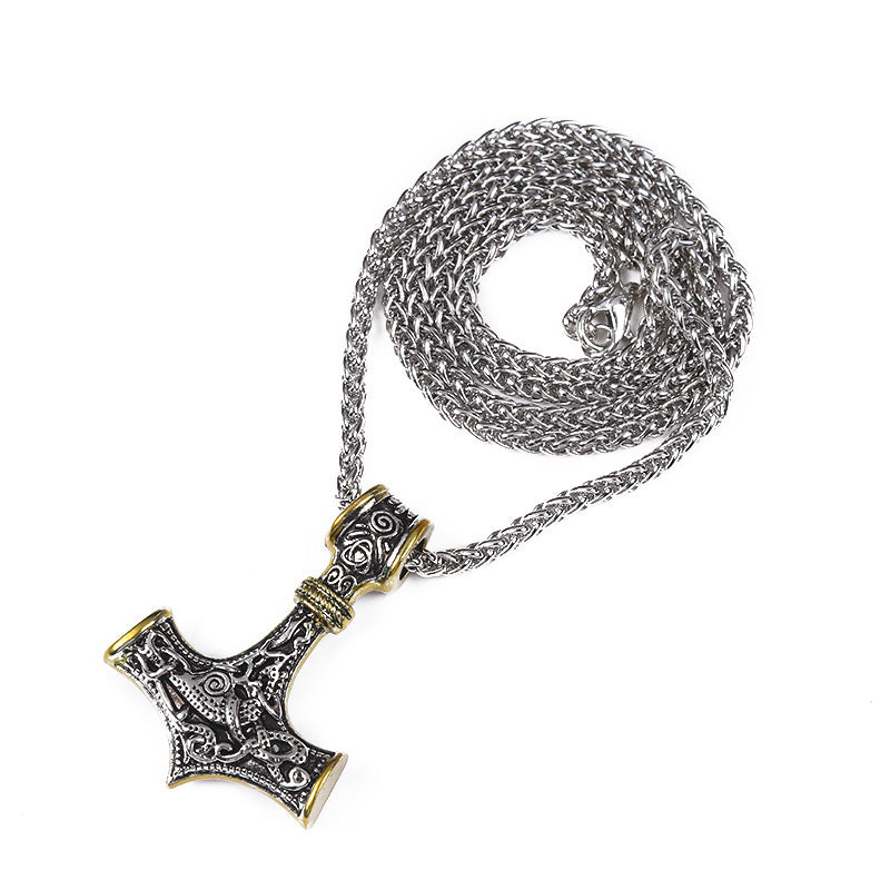 Men's Nordic Viking Pirate Triangle Knot Thor Pendants