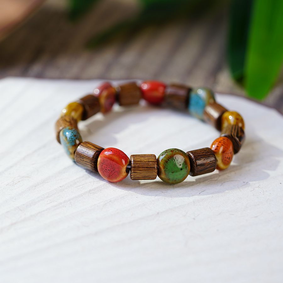 Men's Ceramic Ethnic Style Ornament High-grade Accessories Bracelets