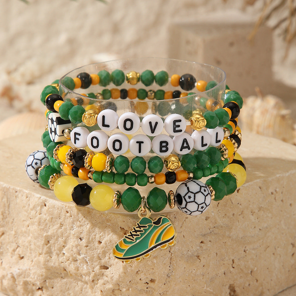 American Mexico World Cup Football Shoes Bracelet