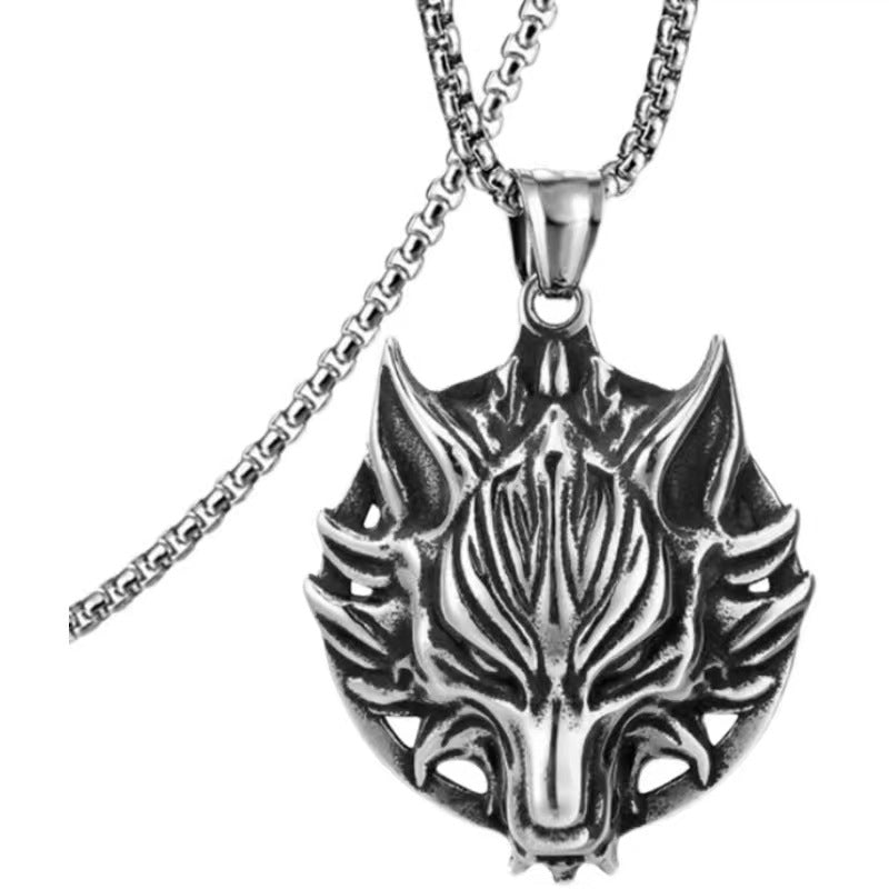 Men's Shape Domineering Personalized Punk Trendy Totem Necklaces