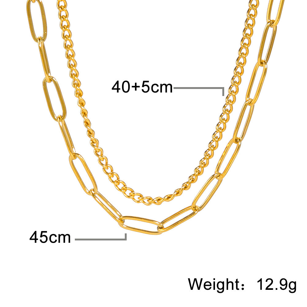 Men's Art Retro Aloofness Style Titanium Steel Necklaces