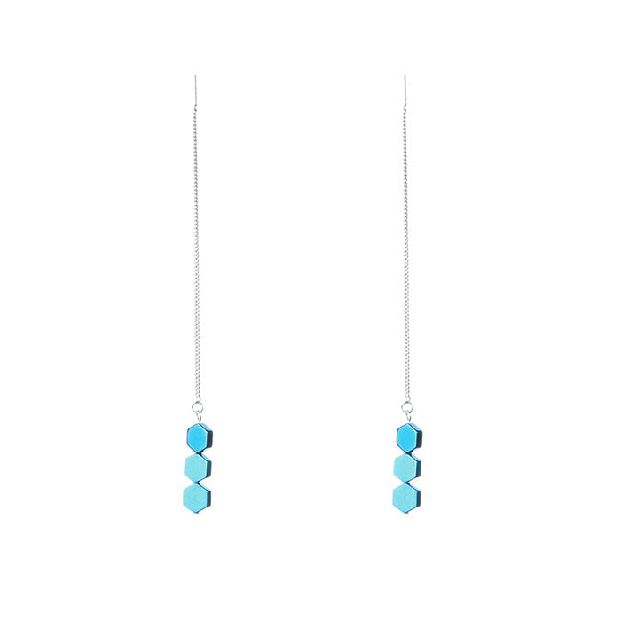 Women's Sterling Sier Simple Wild Long Creative Ear Line