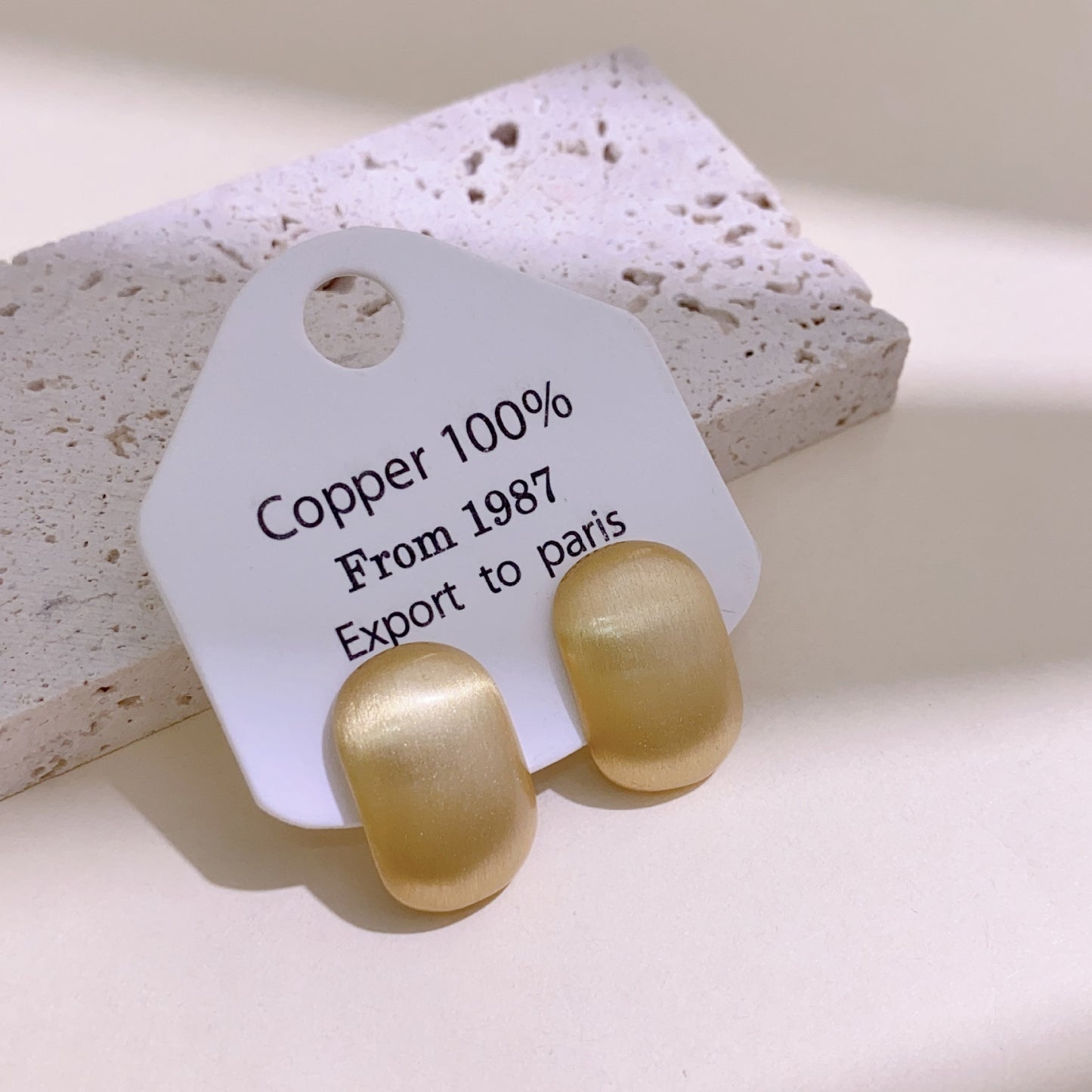 Matte Metal Frosty Style Female Affordable Earrings