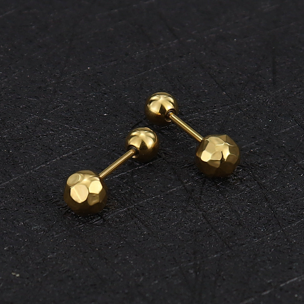 Stainless Steel Ear Bone Nail Mini Piercing Screw Rings