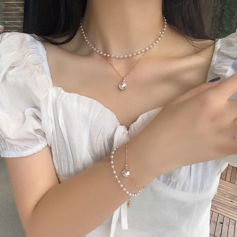 Pearl Personalized Simple Clavicle Chain Female Necklaces