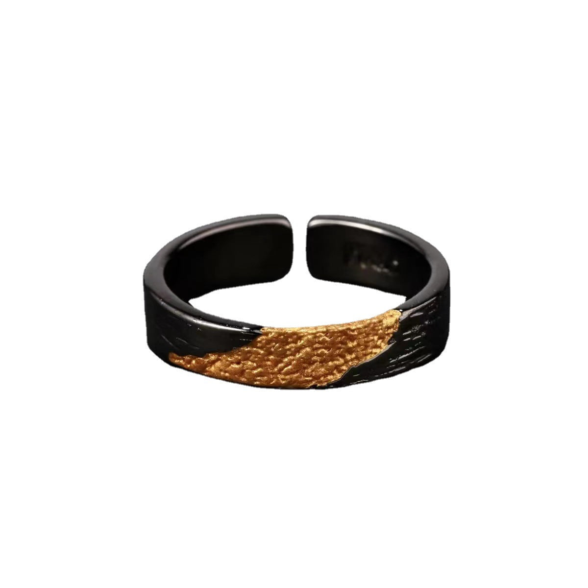 Men's Thai Sier Index Finger Gold Simple Rings