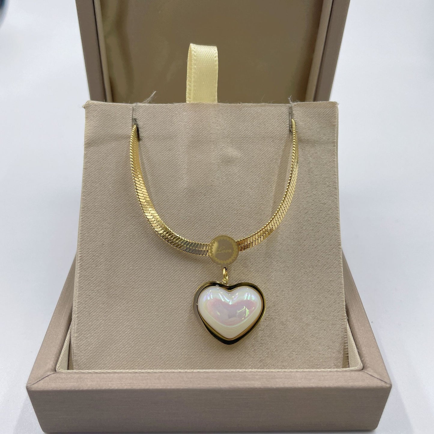 Heart Simple Korean Style Fashion Light Luxury Clavicle Necklaces