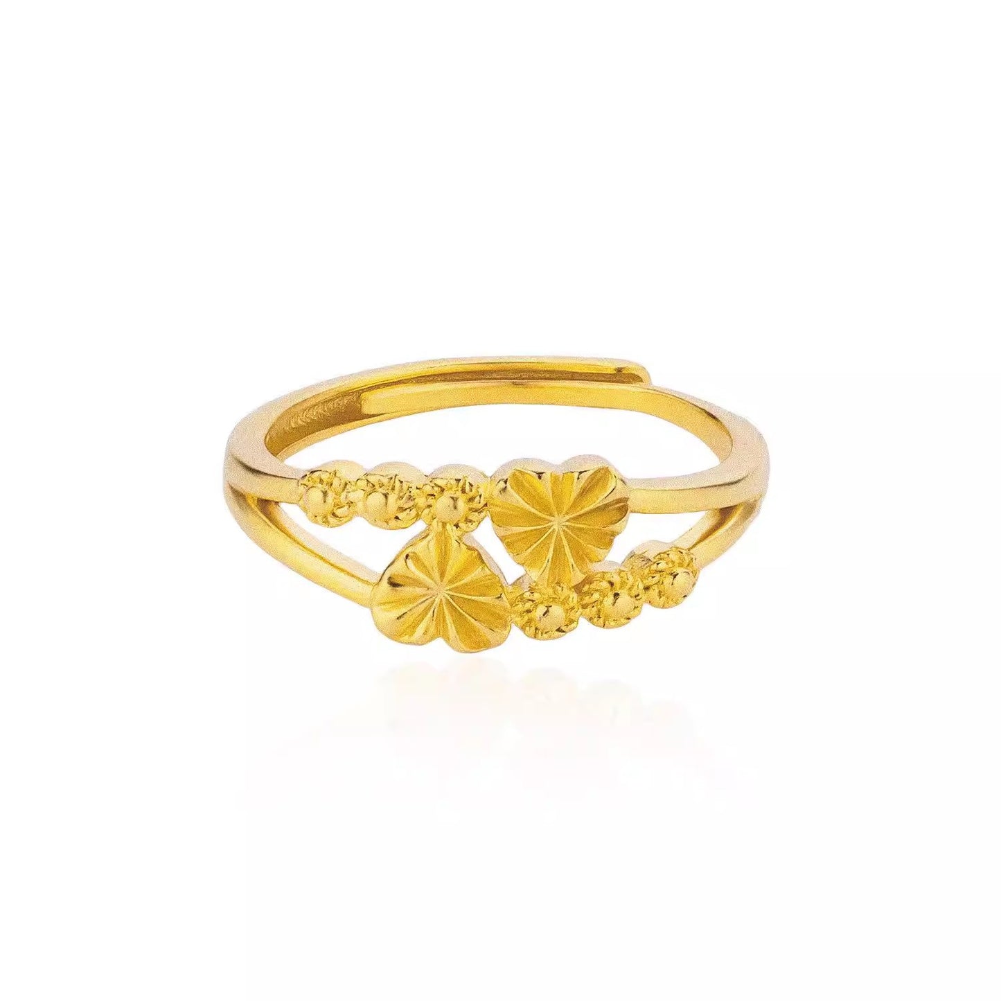 Women's Shaped Love Adjustable Wild Opening Gifts Ring