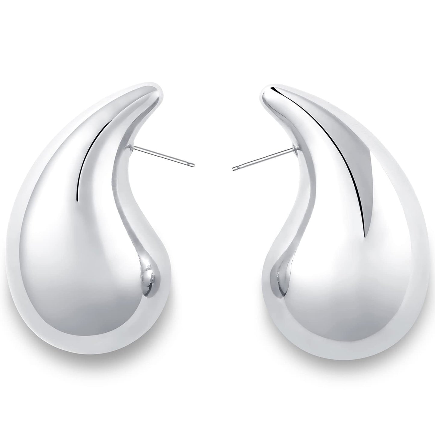 Exaggerated Hollow Water Drop Niche Personality Earrings