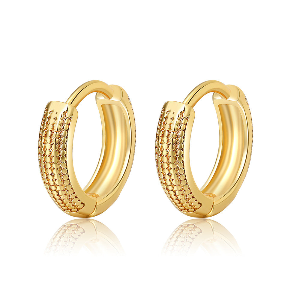 Ear Hollow Pattern Clip Fashion Geometry Female Rings
