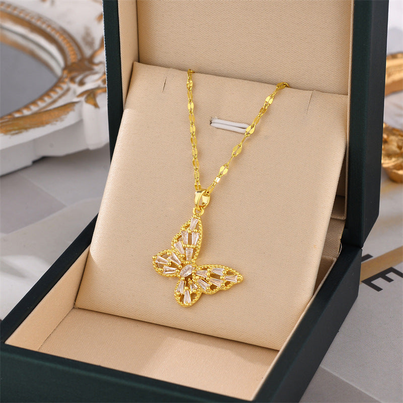 Women's Titanium Steel Ornament Simple Fashion Personality Necklaces
