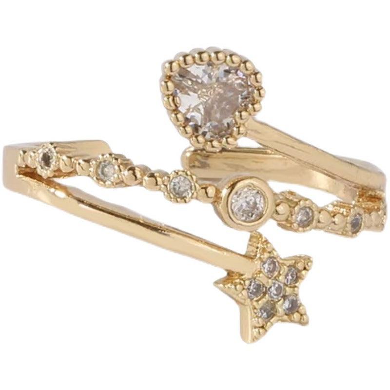 Fashion Niche Personality Tide Open High Rings