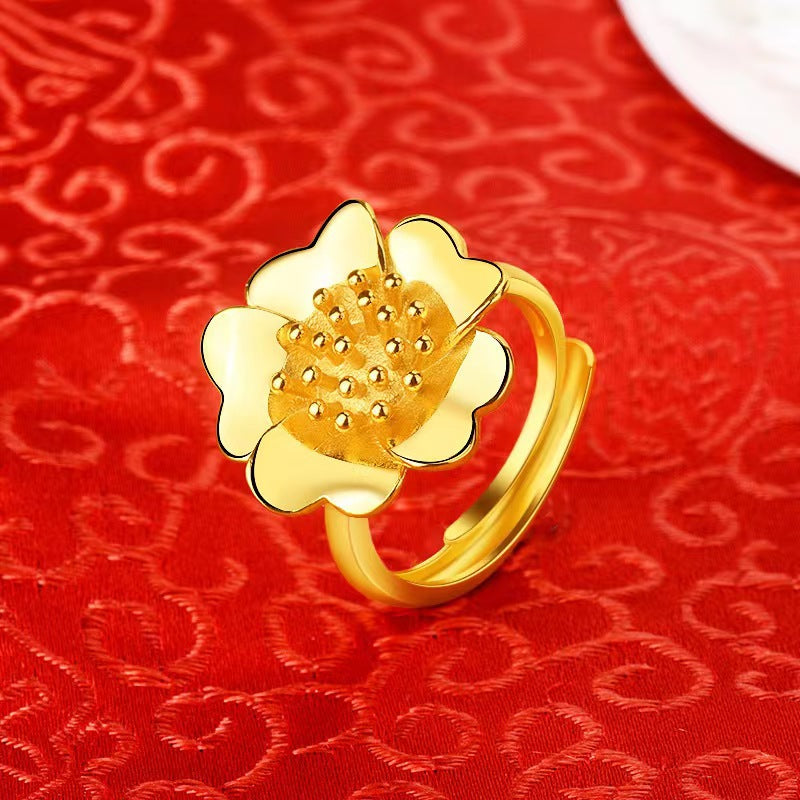 Gold Jewelry Decoration Marriage Imitation Bridal Earrings