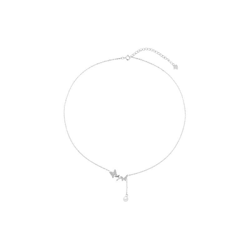 Women's Niche Design Butterfly Trendy High Sense Clavicle Necklaces