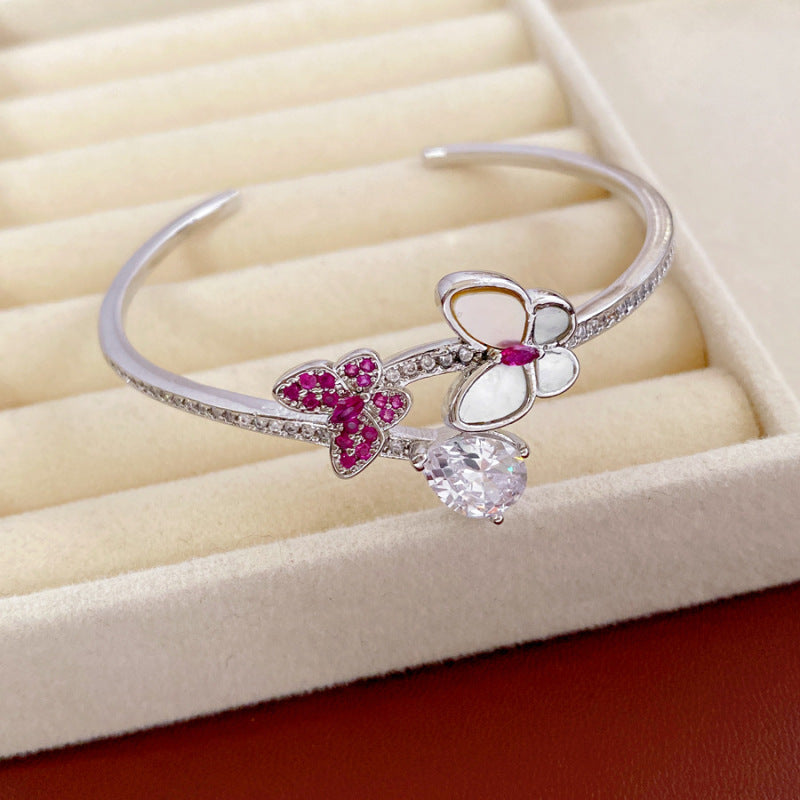 Women's Oval Leaf Small Fresh Gentle Temperament Light Luxury High Sense Bracelet