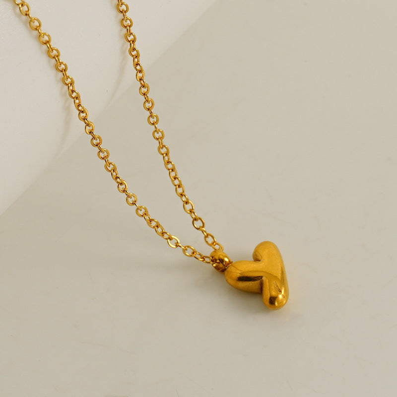 Fashion Simple Temperament English Letter Stainless Necklaces