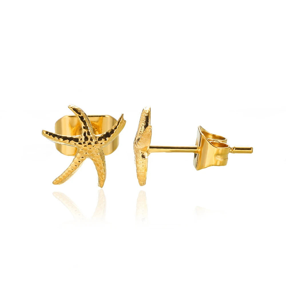 Women's Ocean Beach Series Shell Starfish For Rings
