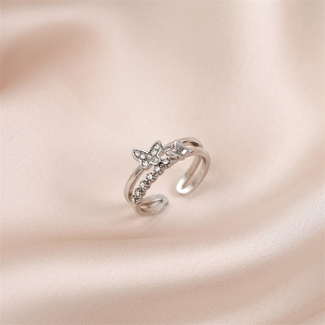 Personality Affordable Luxury High-grade Cold Wind Index Finger Ring