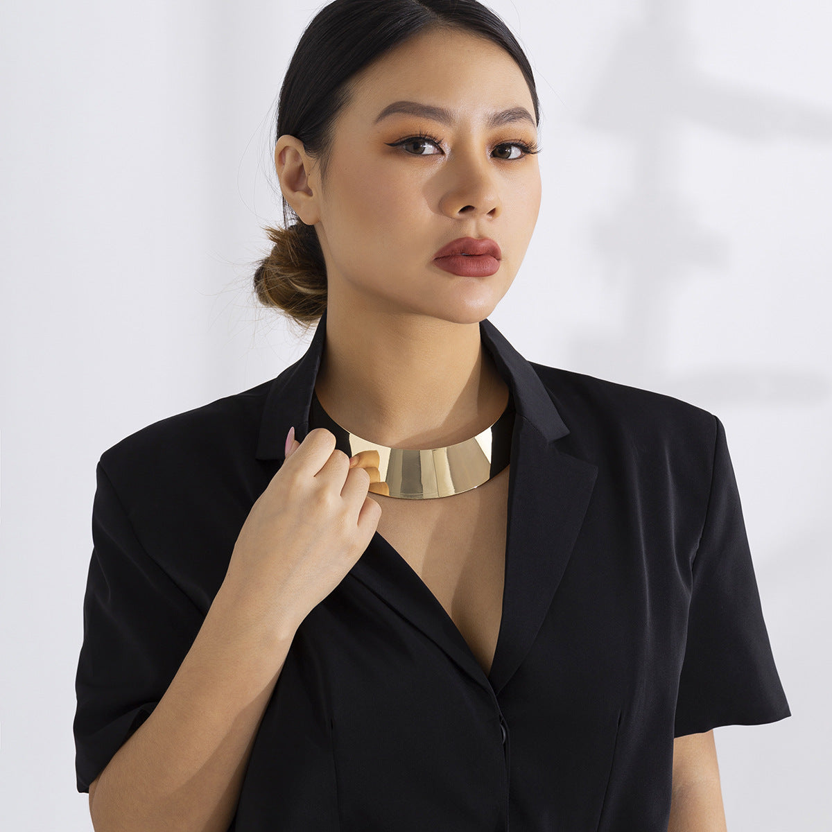 Hop Cool Metal Punk Collar Temperamental Necklaces