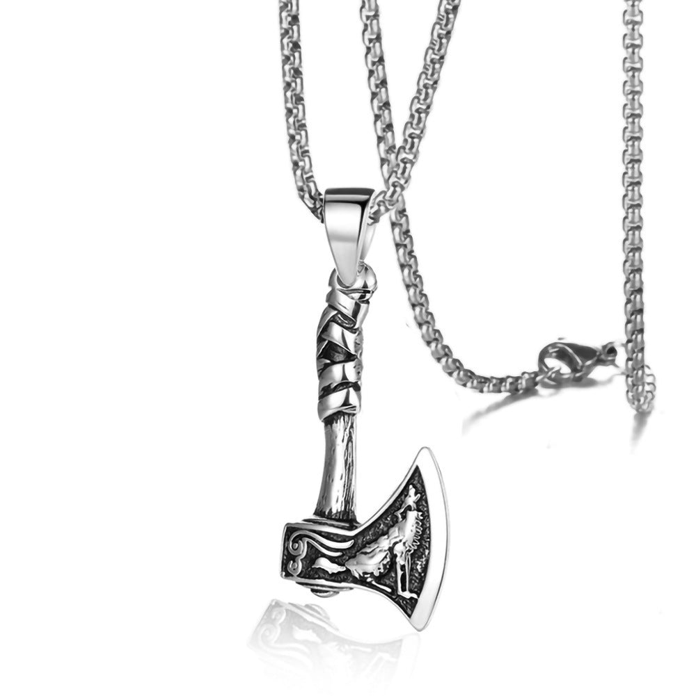 Promotional Feather Eagle Hand-held Stainless Steel Titanium Vintage Clavicle Necklace