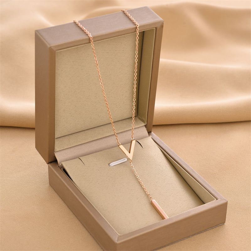 Women's Titanium Steel Ornament Simple Fashion Personality Necklaces