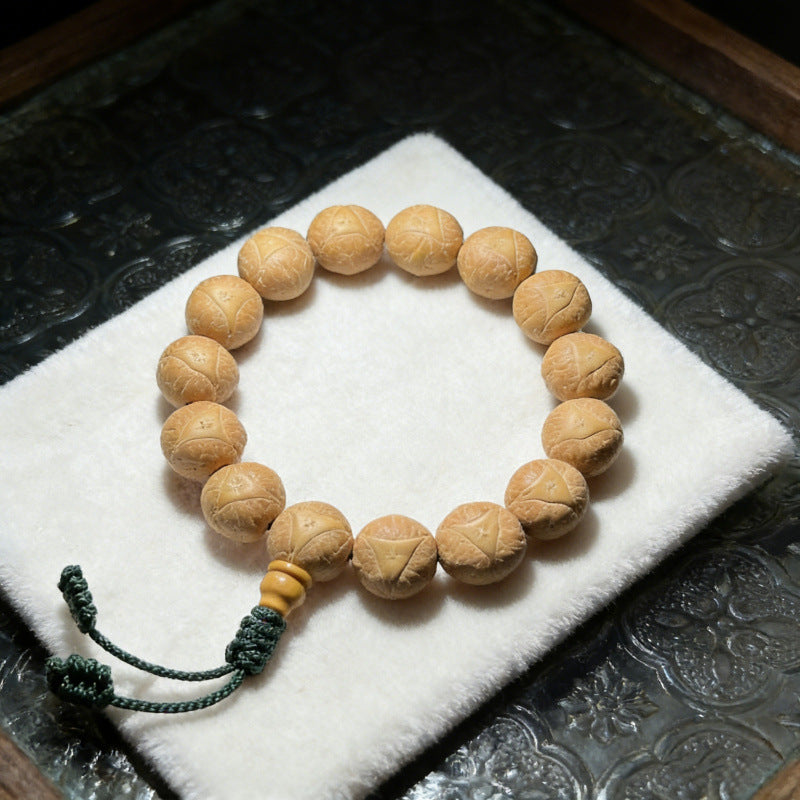 Women's & Men's Natural Nepal Bird's Eye Bodhi Longans For Cultural Bracelet