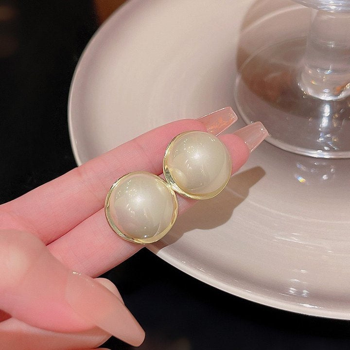 Women's Sier Pin Korean Style High Sense Special Earrings
