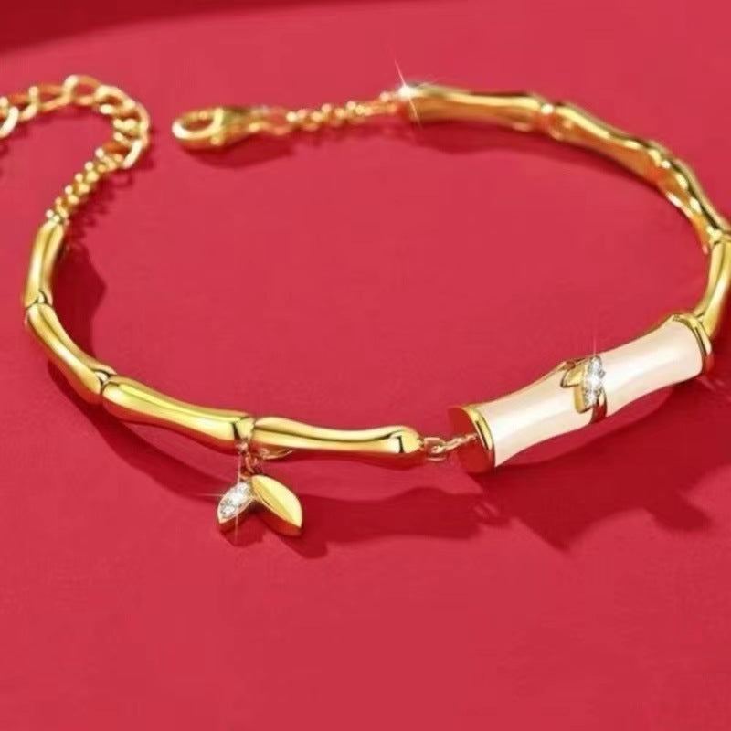 Women's Bamboo Enough High-grade Chinese Style Jade Bracelets