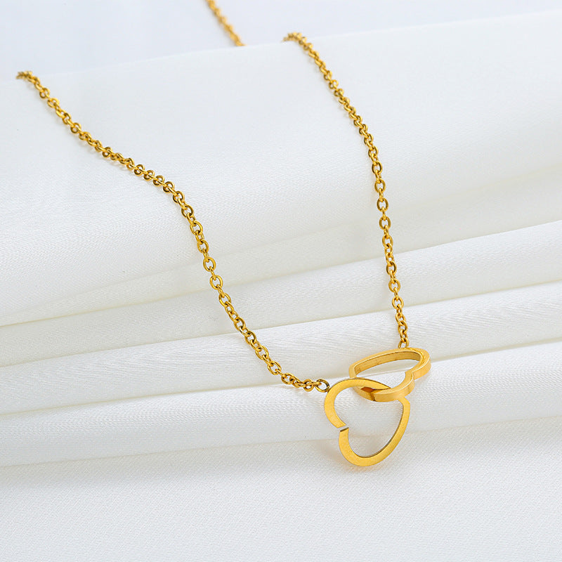 Luxury Minority Design Female Clavicle Chain Titanium Necklaces