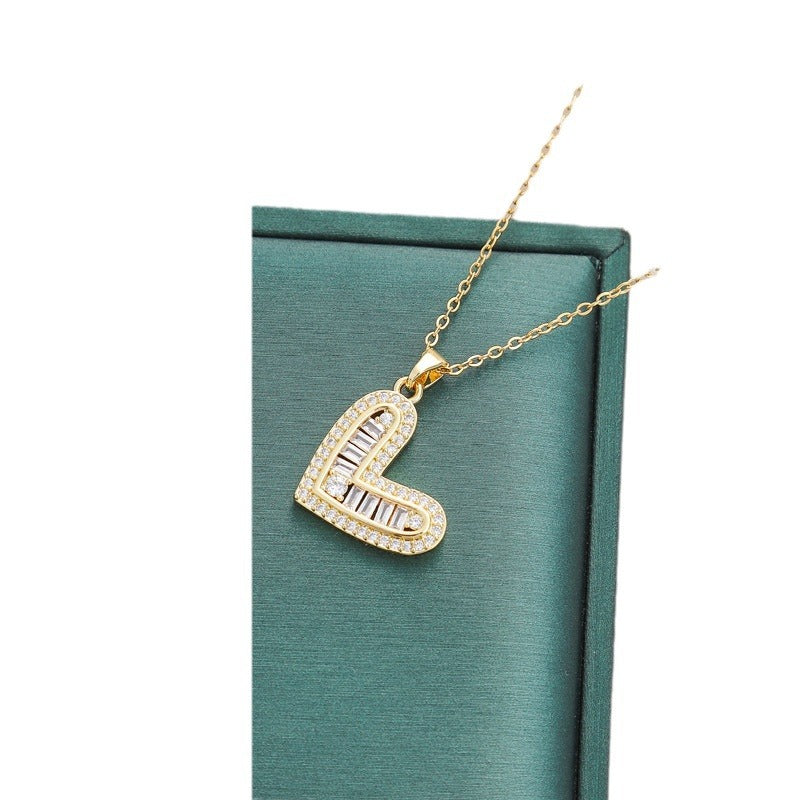 Women's Light Luxury Minority Design Hand Painted Peach Necklaces