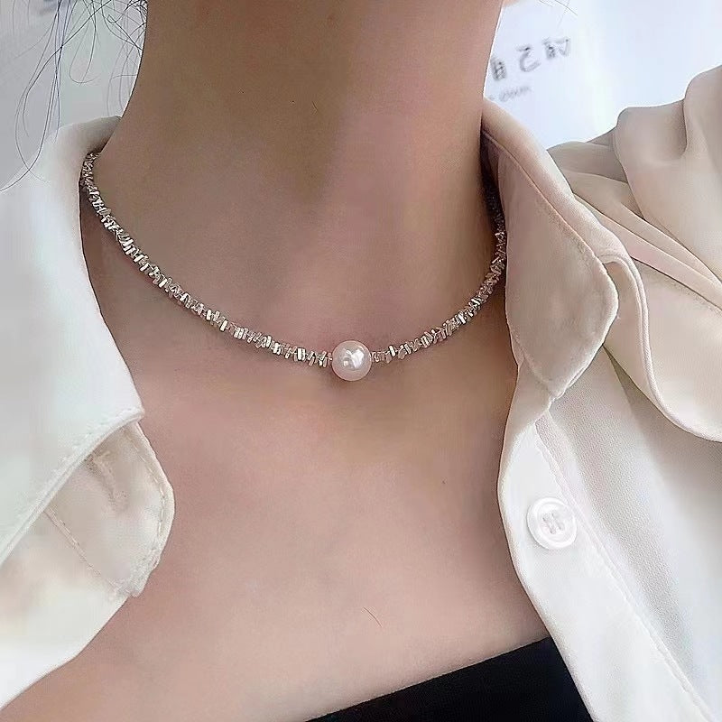 Broken Sier Series Set Alloy Color Necklaces