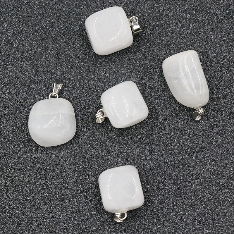 Stone Crystal Agate Small Colorful Jade Irregular Pendants