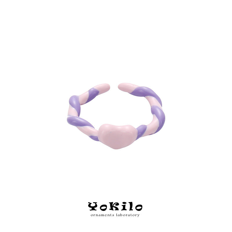 Female Affordable Luxury Style High-grade Drop Oil Rings