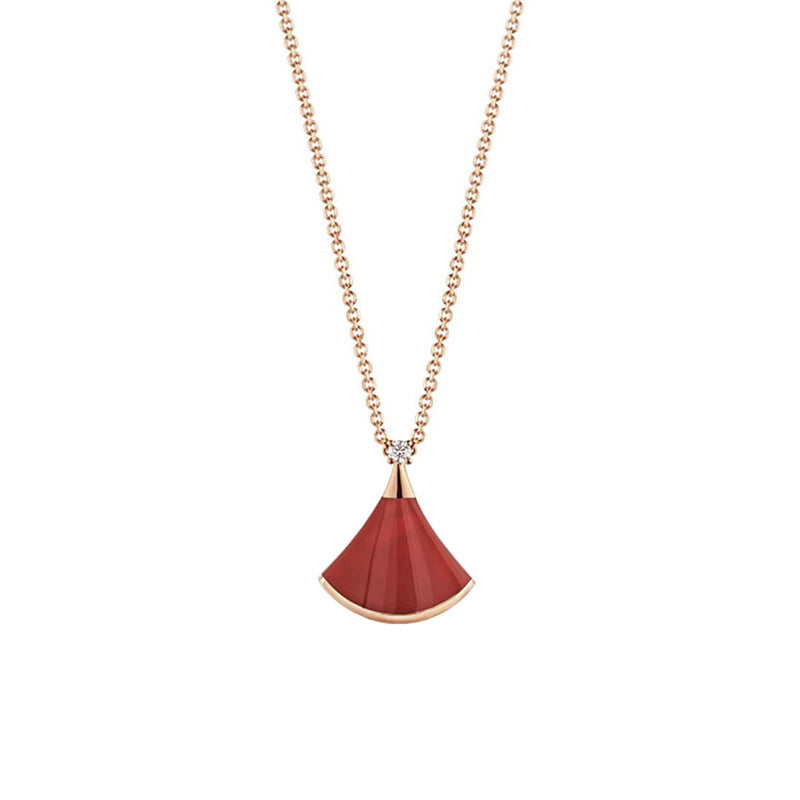 Women's Bao J High Quality V Gold Necklaces