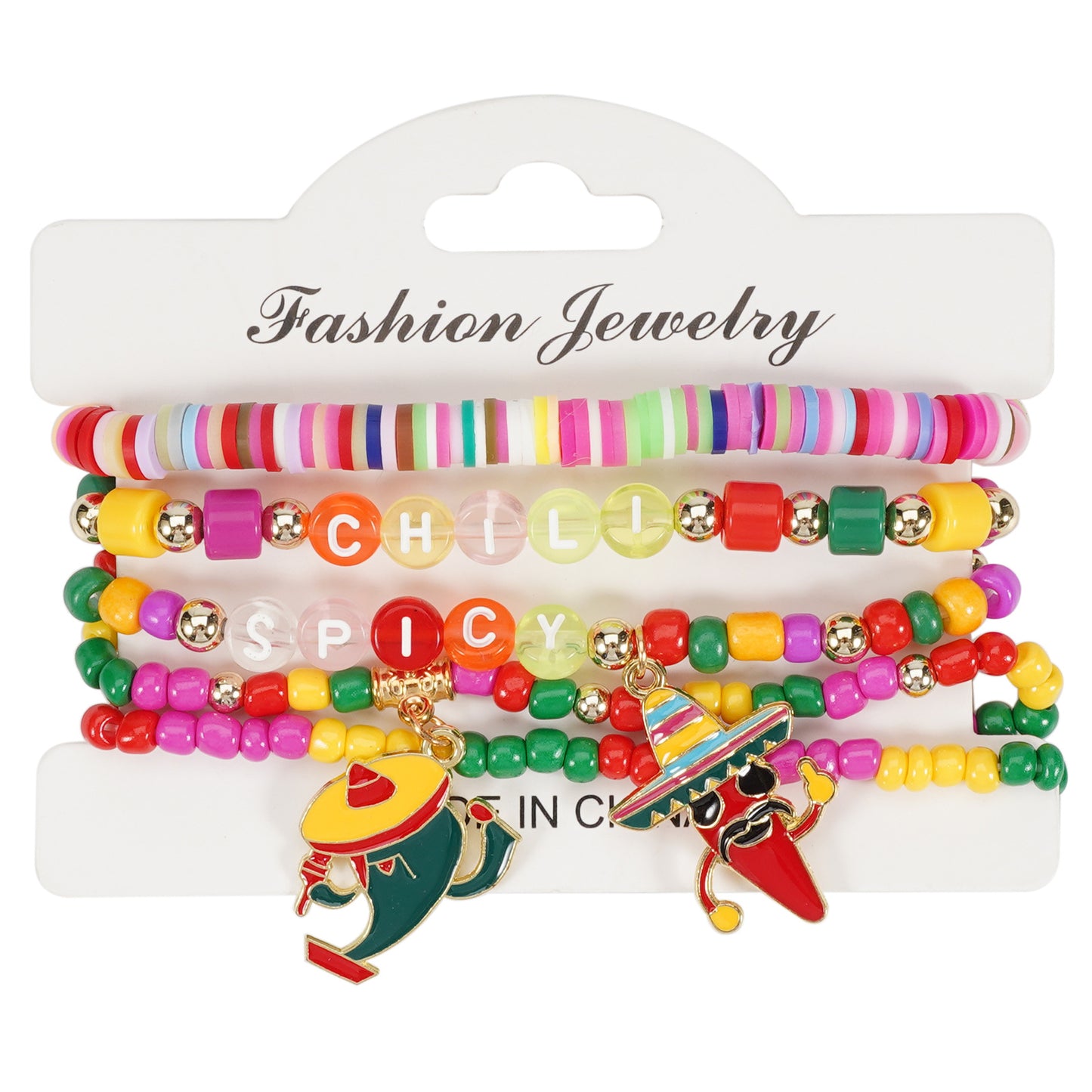 Mexican Pepper Festival Carnival Party Bohemian Bracelet
