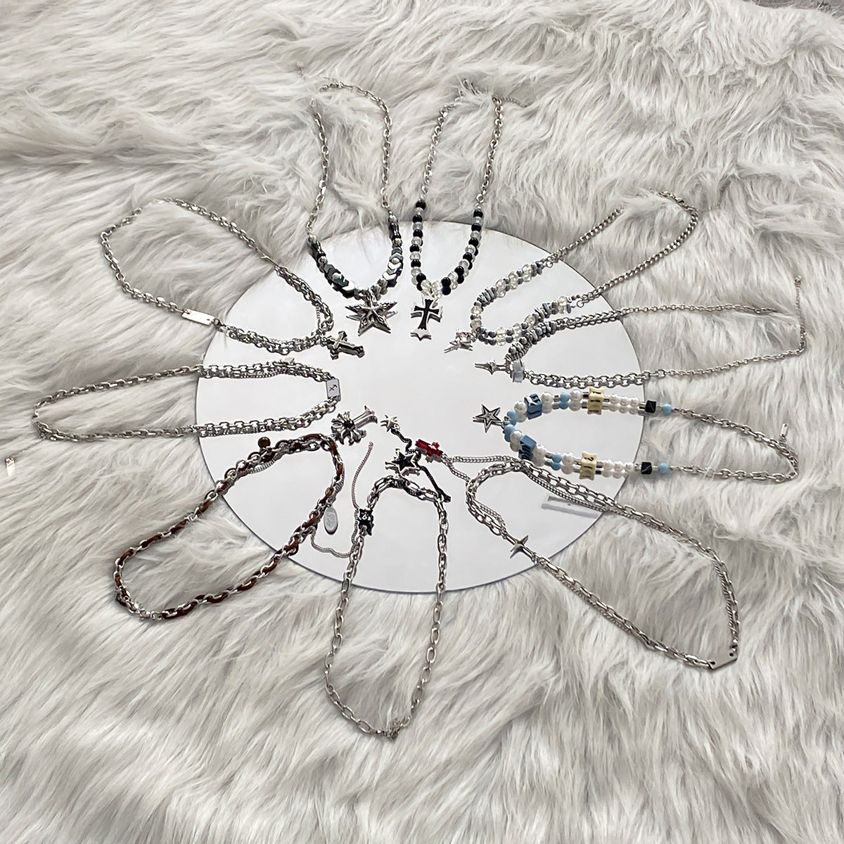 Men's High Street Design Hip Hop Sweater Necklaces