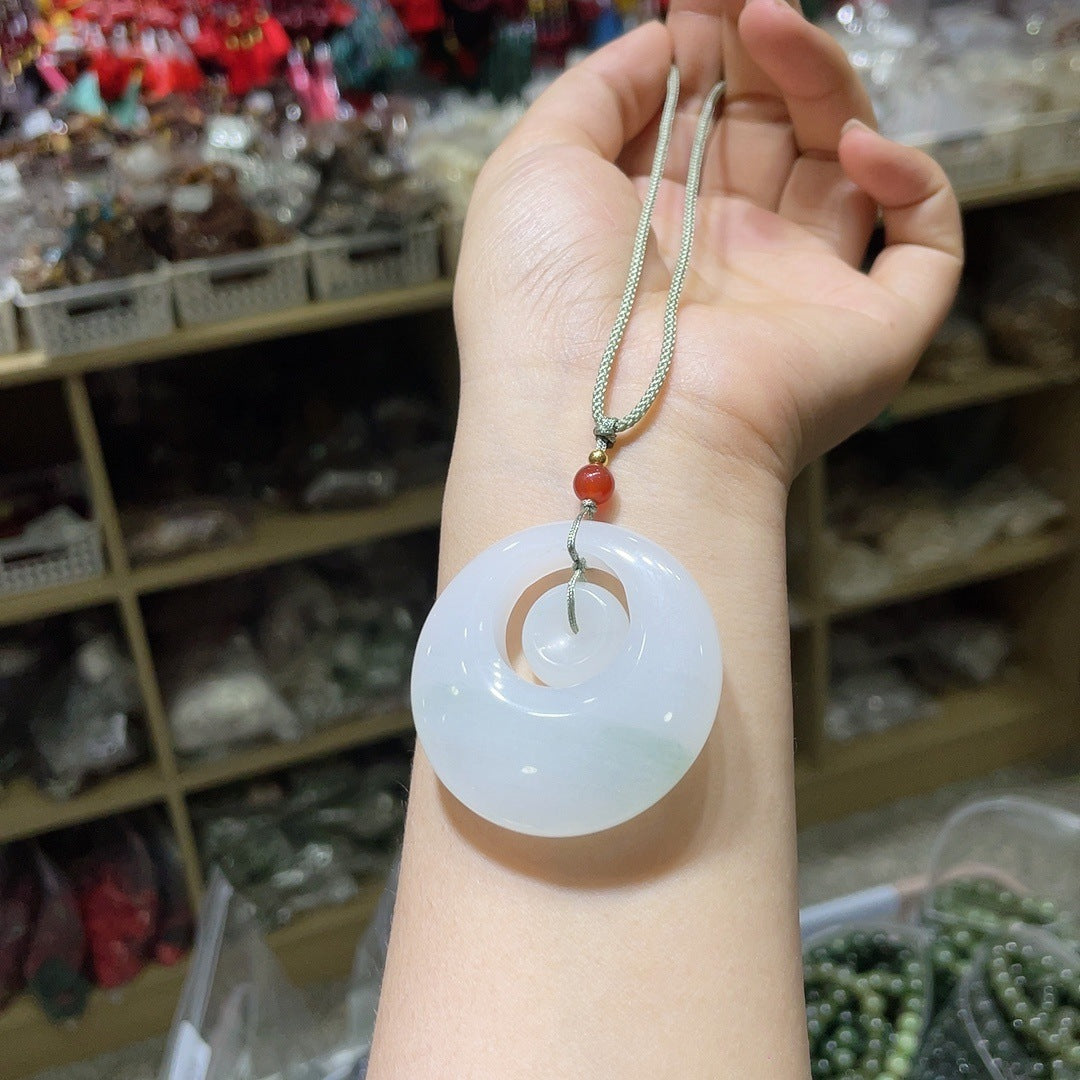 Women's & Men's Cui Peace Buckle Well Content For Pendants