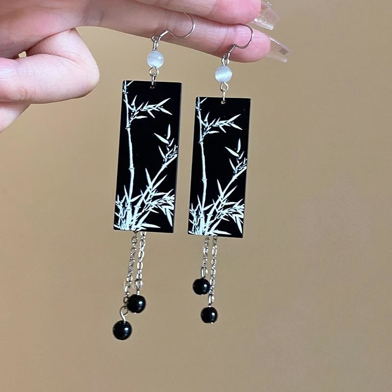 Women's Shaped National Fashion Stylish Water Drop Butterfly Earrings