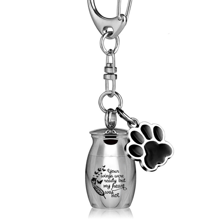 Stainless Steel Key Perfume Commemorative Cremains Pendants