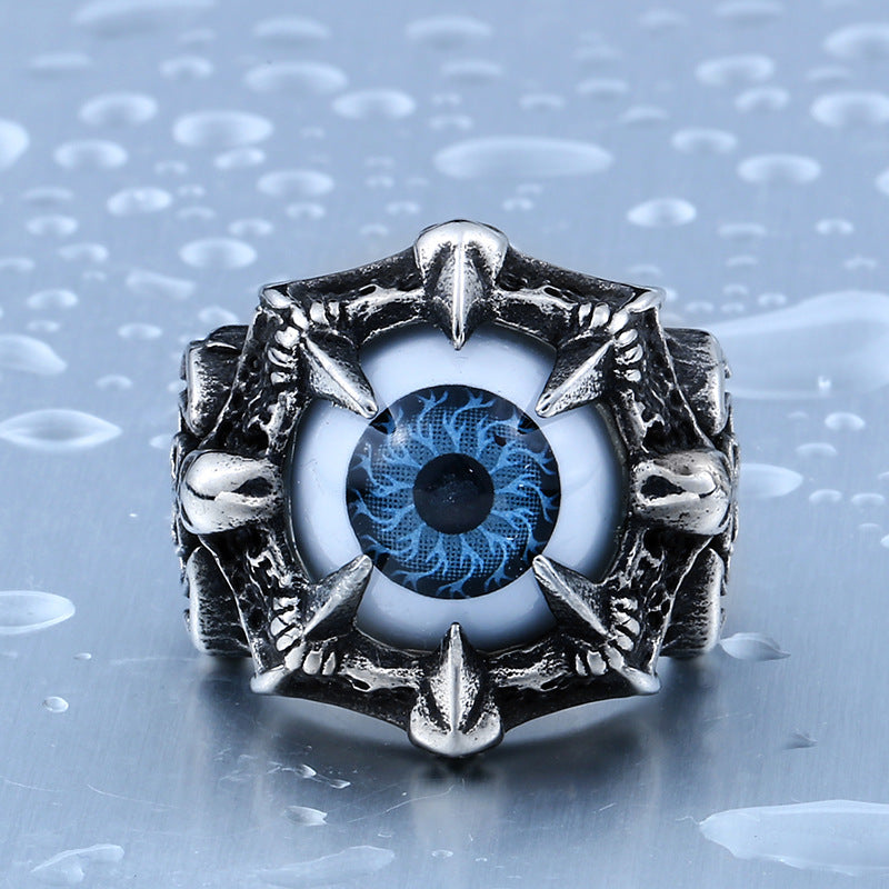 Men's Death Devil's Eye Personality Ornament Stainless Rings