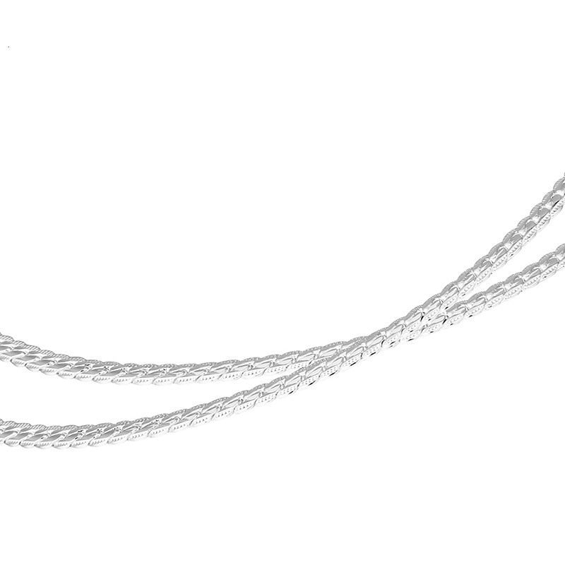 Men's Chunky Sier Curb Chain Local Tyrant Necklaces